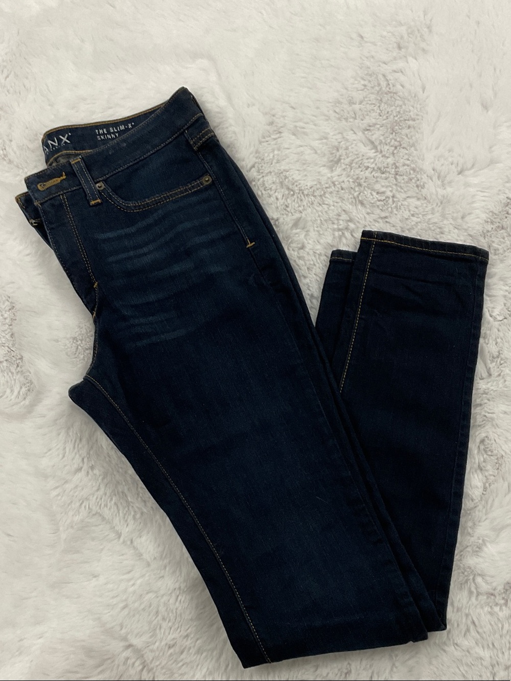 SPANX Women's Dark Wash Skinny Jeans - Deep Indigo